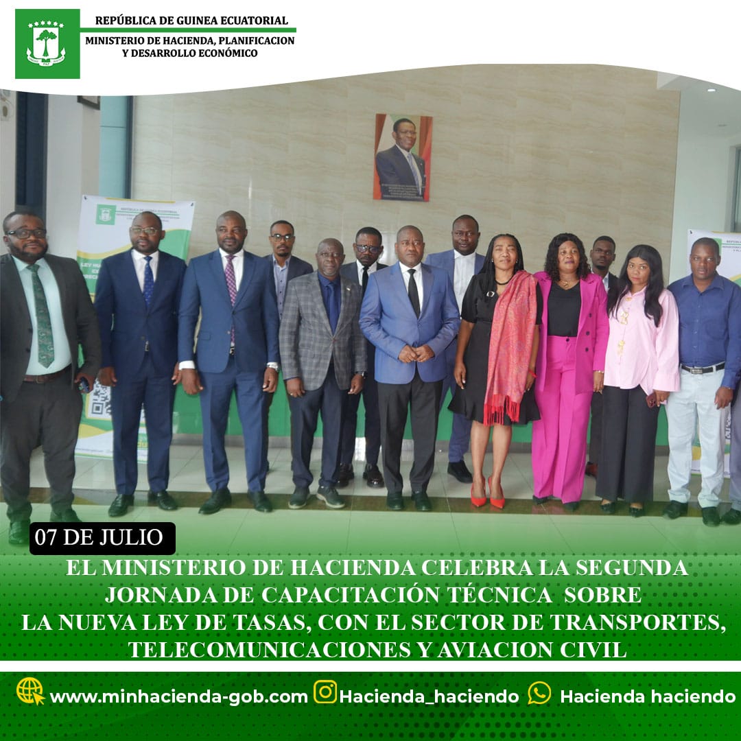EL MINISTERIO DE HACIENDA CELEBRA LA SEGUNDA JORNADA DE CAPACITACIÓN TÉCNICA SOBRE LA NUEVA LEY DE TASAS CON EL SECTOR DE  TRANSPORTES, TELECOMUNICACIONES Y  AVIACIÓN CIVIL
